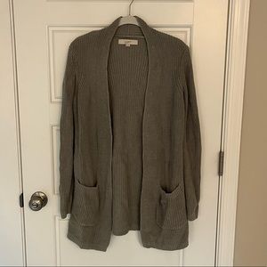 Loft Mint Green Cardigan | XS